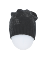 Berretto in lana e cashmere con due stelle