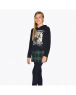 Completo leggings e felpa combinata