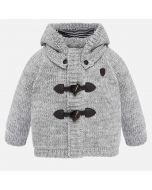 Giacca in maglia con alamari