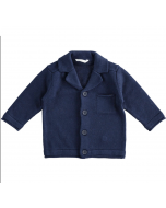 Giacca modello cardigan in tricot misto cotone