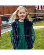 Gilet in eco pellicciotto
