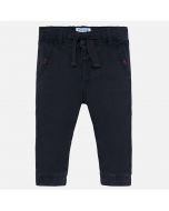 Pantalone modello jogger elastico regolabile in vita