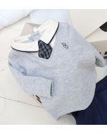 Tutina in felpa con maglia manica lunga e pantalone