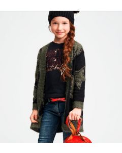 Cardigan con stelle