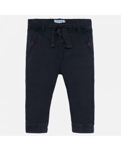 Pantalone modello jogger elastico regolabile in vita