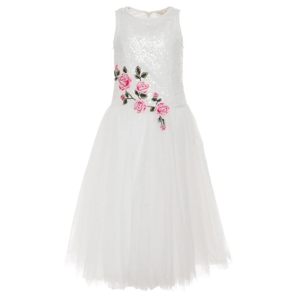 Abito paillettes e tulle per bambina