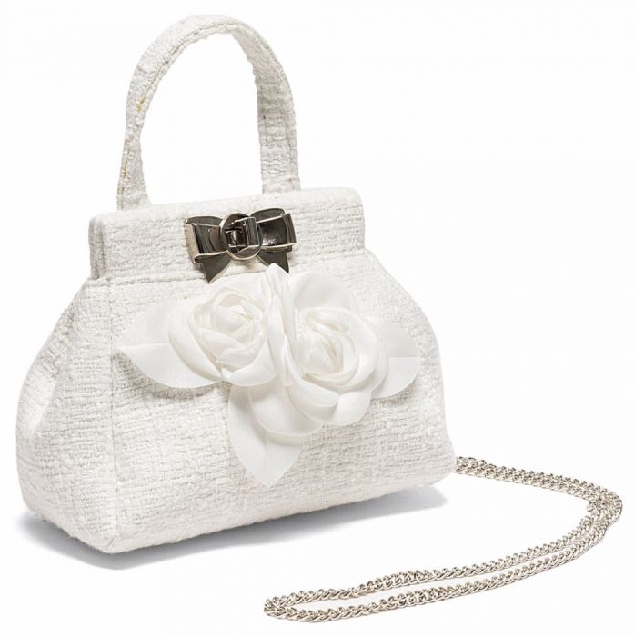 Borsa punto stuoia lurex