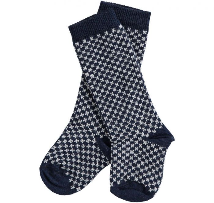 Calzini in misto cotone micro fantasia