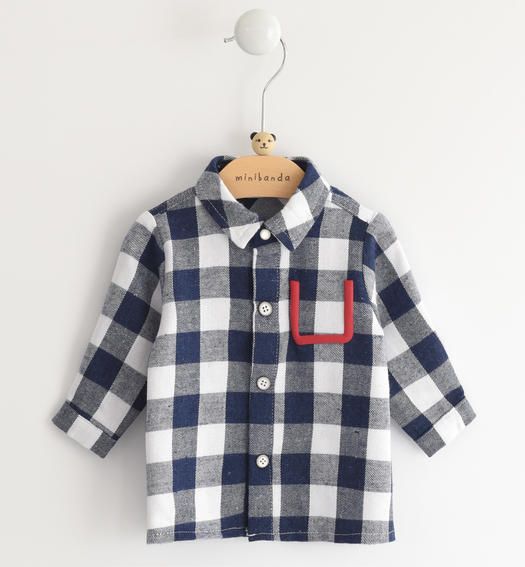 Camicia con fantasia check