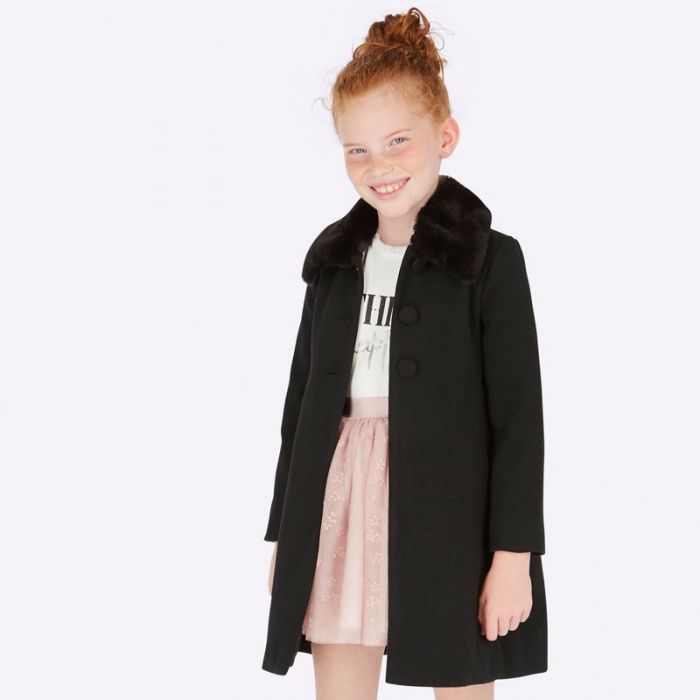 Cappotto classico in caldo tessuto di panno resistente