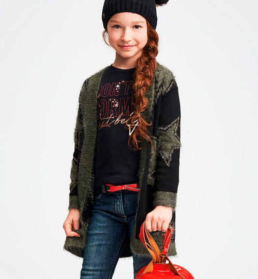 Cardigan con stelle