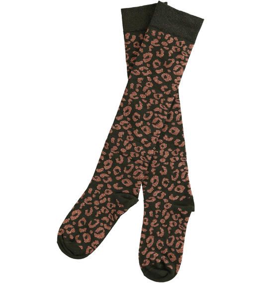 Collant fantasia animalier per bambina