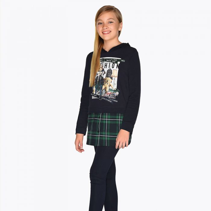 Completo leggings e felpa combinata