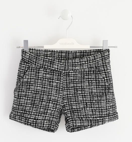 Shorts tessuto effetto 'chanel'